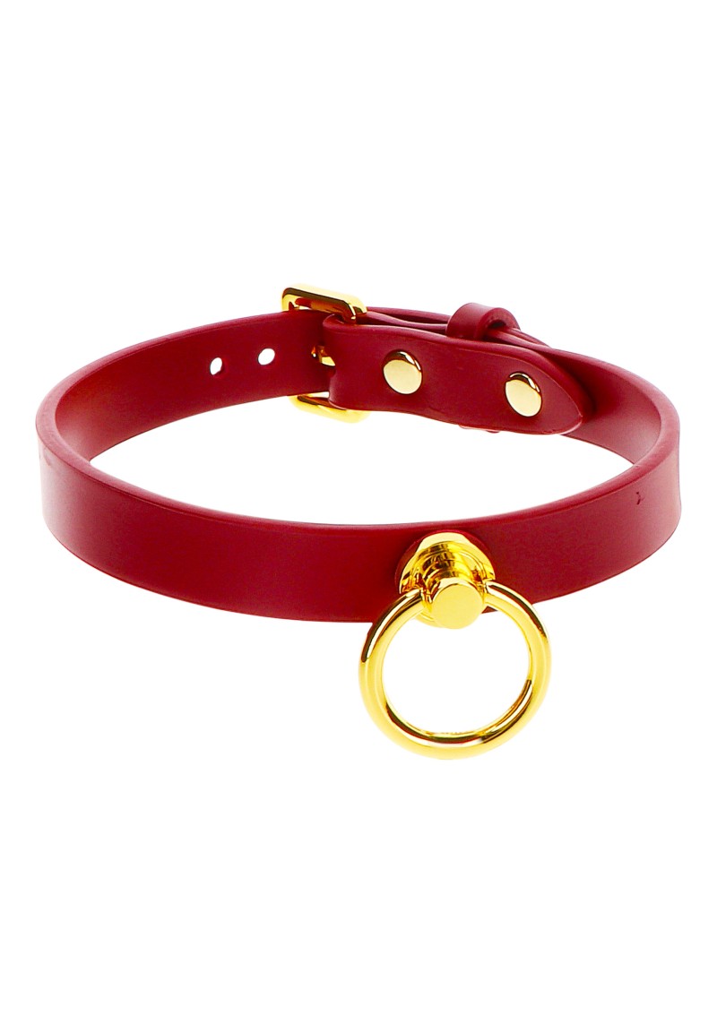 BDSM-collar-rood-O-ring